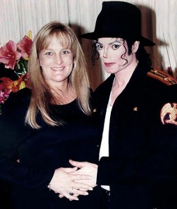 Michael Jackson and Deborah Rowe during their marriage in 1996.